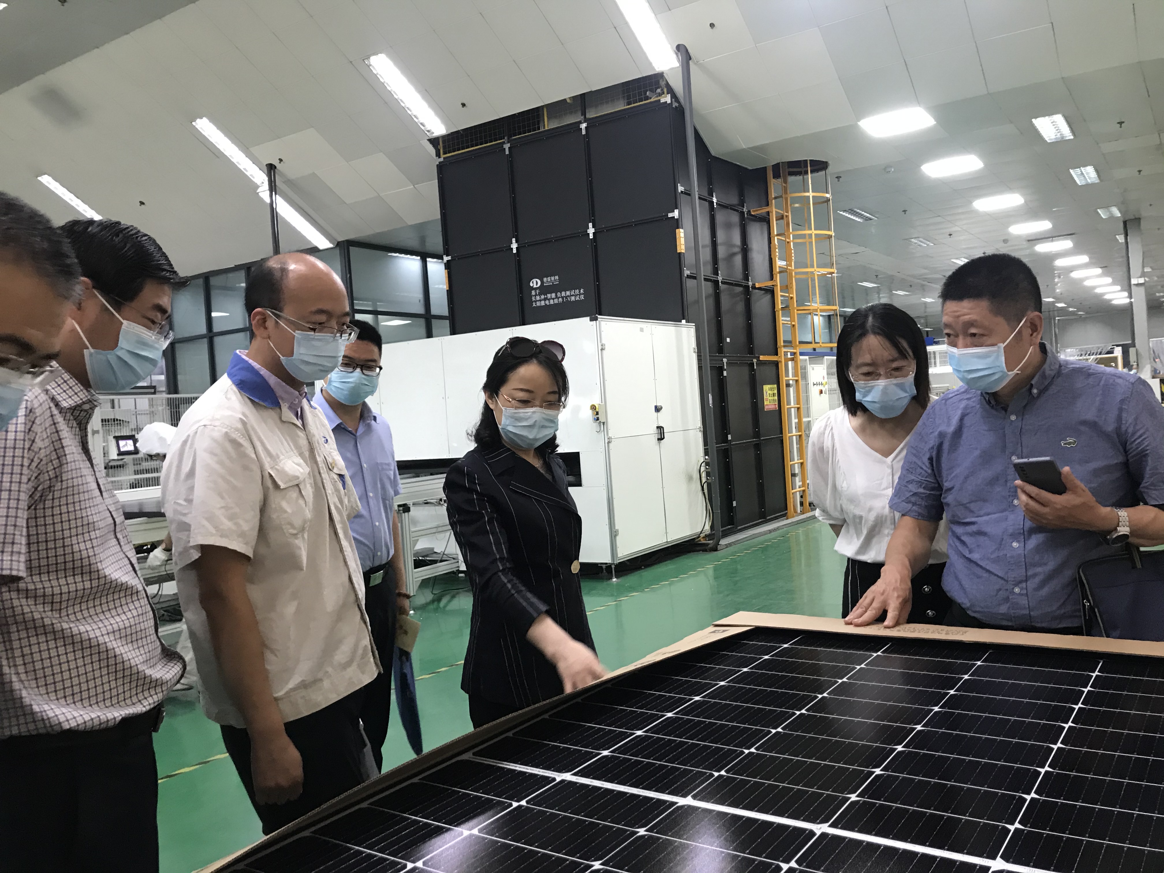 1 2022.6.8  市科协党组书记、主席李非非一行赴赣榆区调研神舟新能源，推进“科创江苏”试点县区建设.JPG